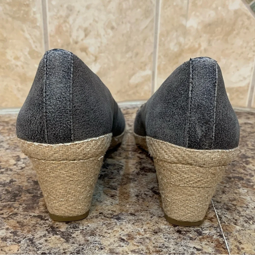 Easy Spirit Kalijo Espadrille Gem Wedges Size 7 1/2